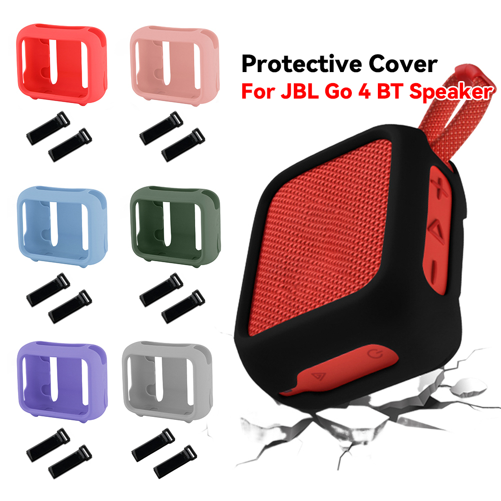 Jbl Speaker Go 4 - Silicone Case Protective Cover with Speaker