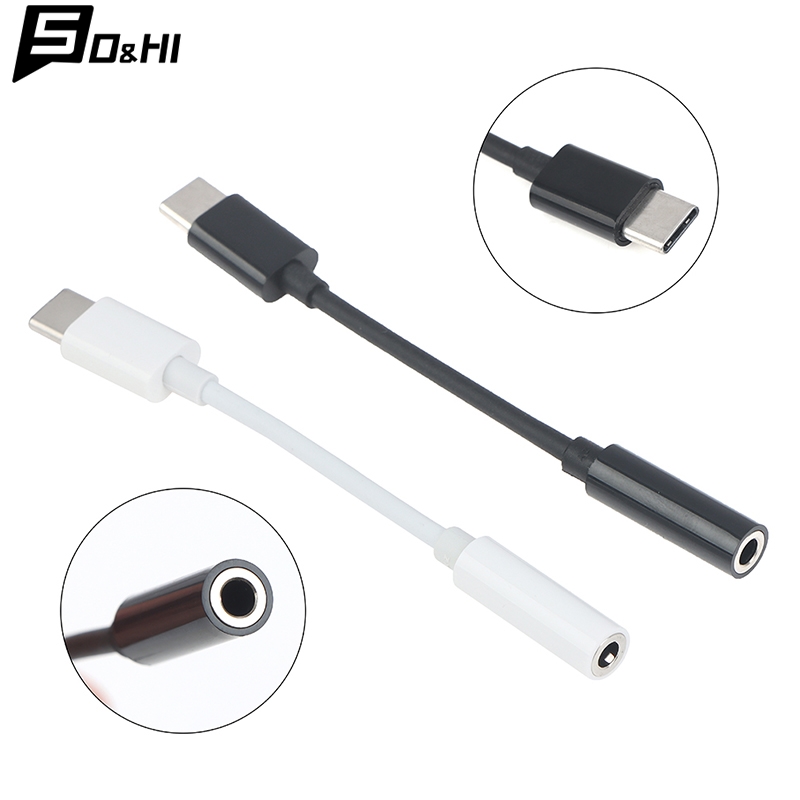 Type-C to 3.5mm AUX Jack Earph - Earphone Splitter Jack ulasan dan harga