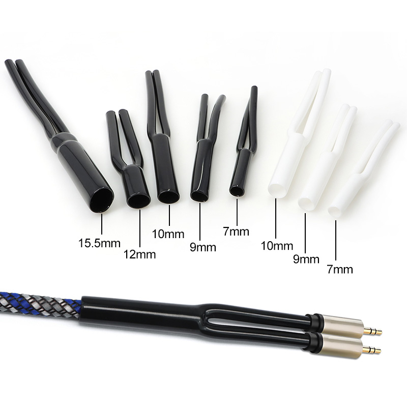 2-100pcs Y-shaped PVC Sleeve 7 - Audio Splitter Y ulasan dan harga