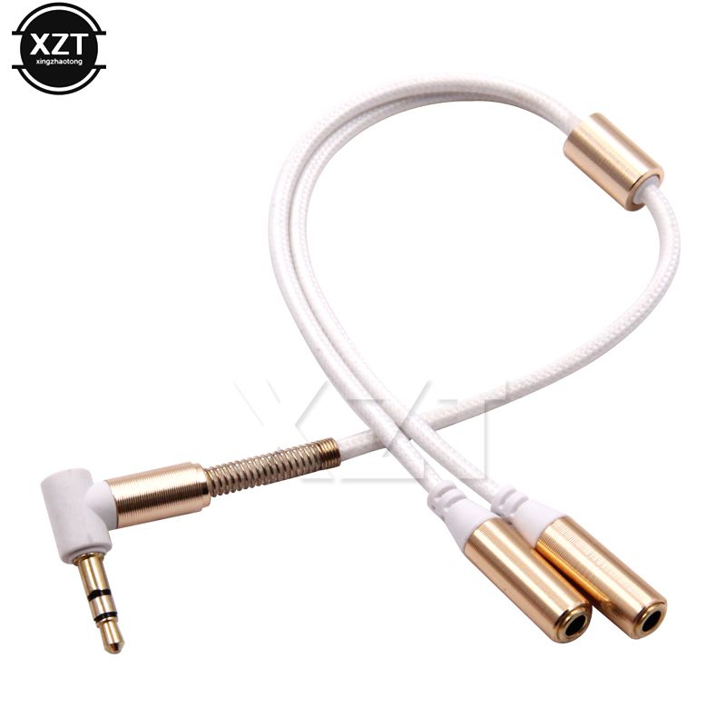 3.5mm 1 To 2 Audio Aux Y Split - Audio Splitter Y ulasan dan harga