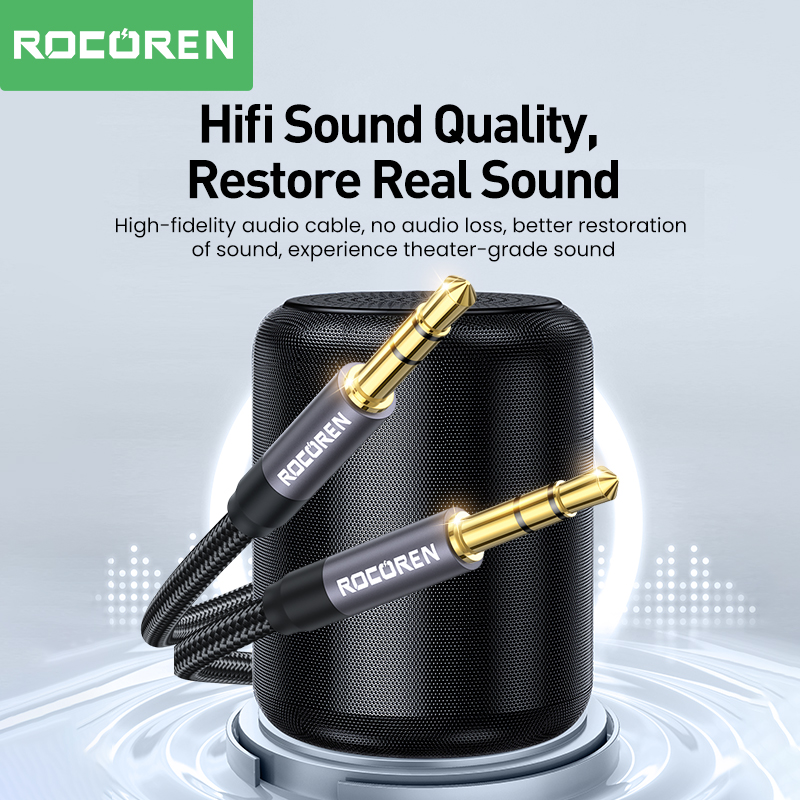 Rocoren 3.5mm Jack Audio Cable - Cable Extension 3.5 ulasan dan harga