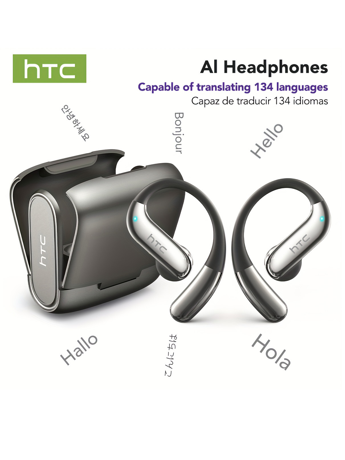 Open-ear Bluetooth Headphones  - Earbuds Charging Case ulasan dan harga