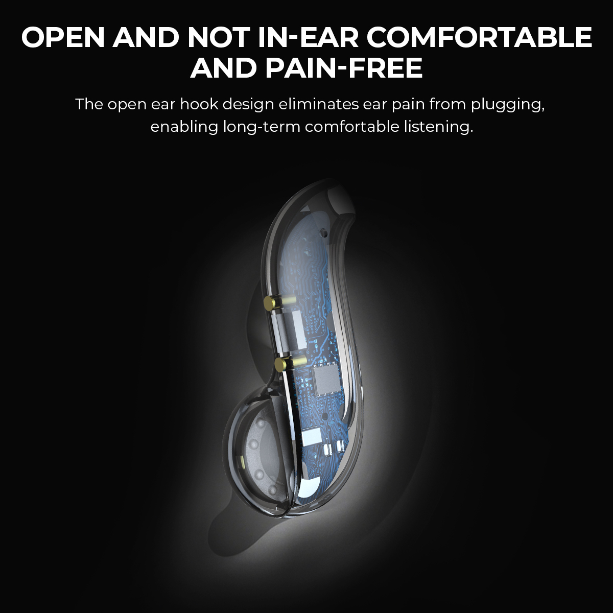 Open-ear Bluetooth Headphones  - Earbuds Charging Case ulasan dan harga