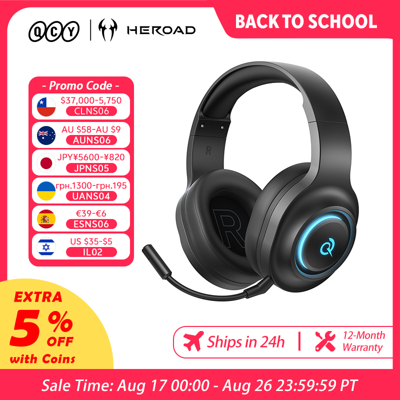 QCY Heroad V200 Gaming Headset - Gaming Headset Rgb ulasan dan harga