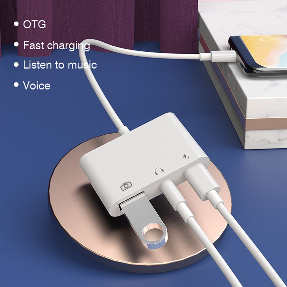 3 in 1 Type C to 3.5mm Jack Ea - Earphone Splitter Jack ulasan dan harga