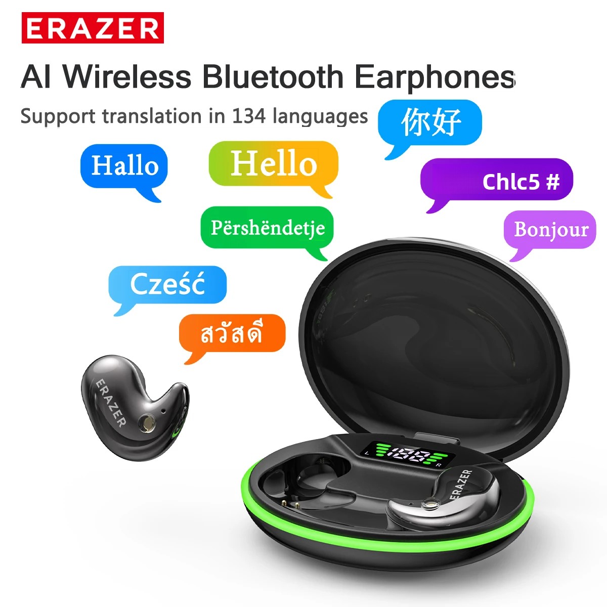 EARZER XF58 In-Ear Bluetooth H - Earbuds Charging Case ulasan dan harga