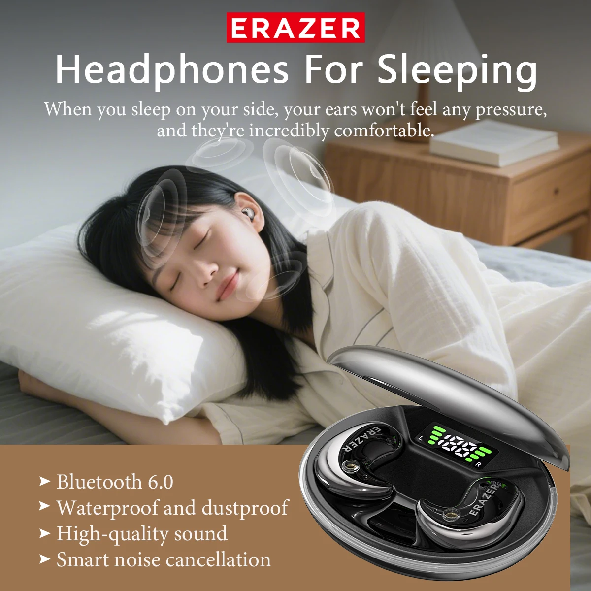 EARZER XF58 In-Ear Bluetooth H - Earbuds Charging Case ulasan dan harga