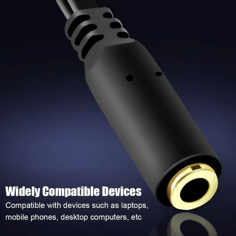 3.5mm Headphone Microphone Aud - Audio Splitter Y ulasan dan harga