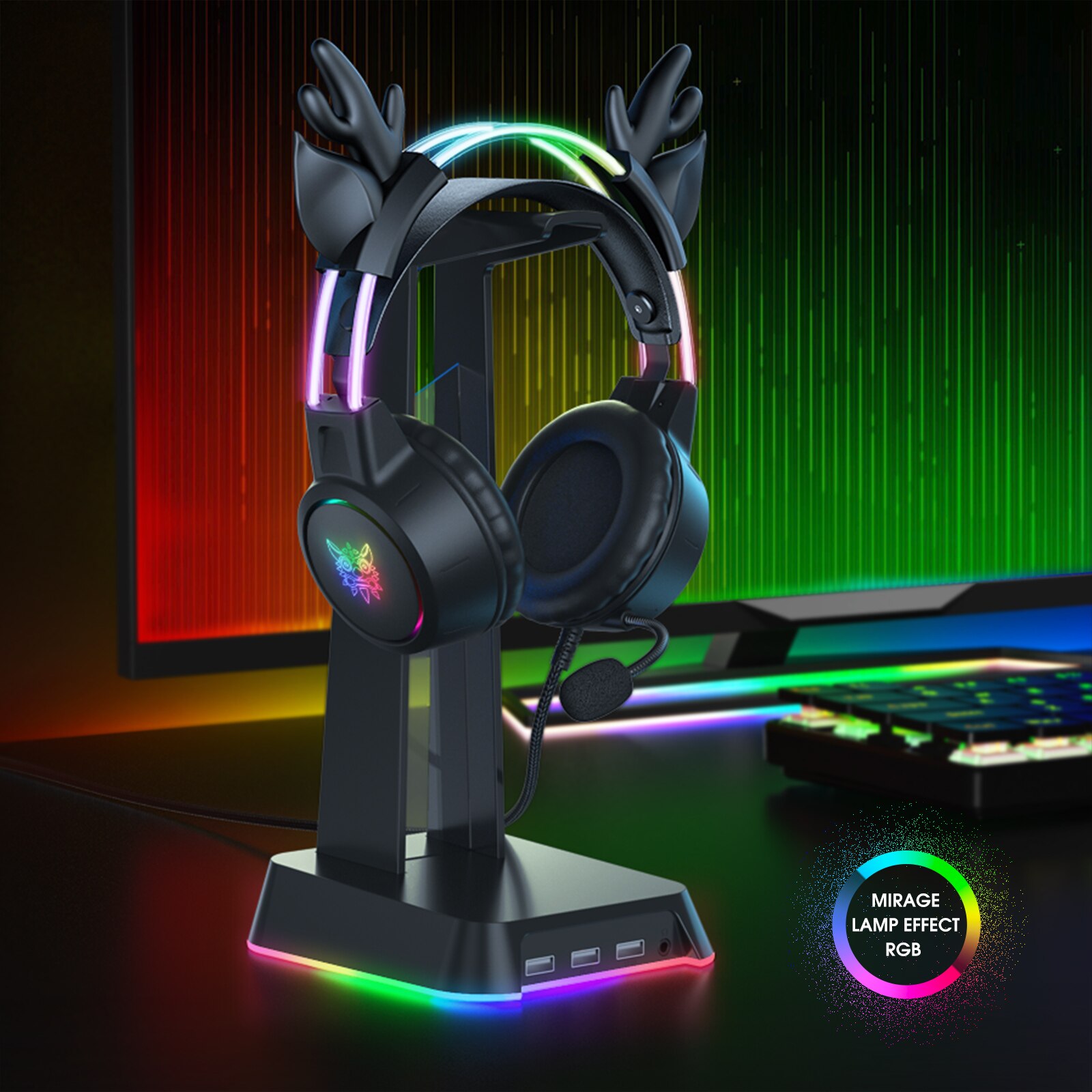 ONIKUMA Gaming Headset for 202 - Gaming Headset Rgb ulasan dan harga