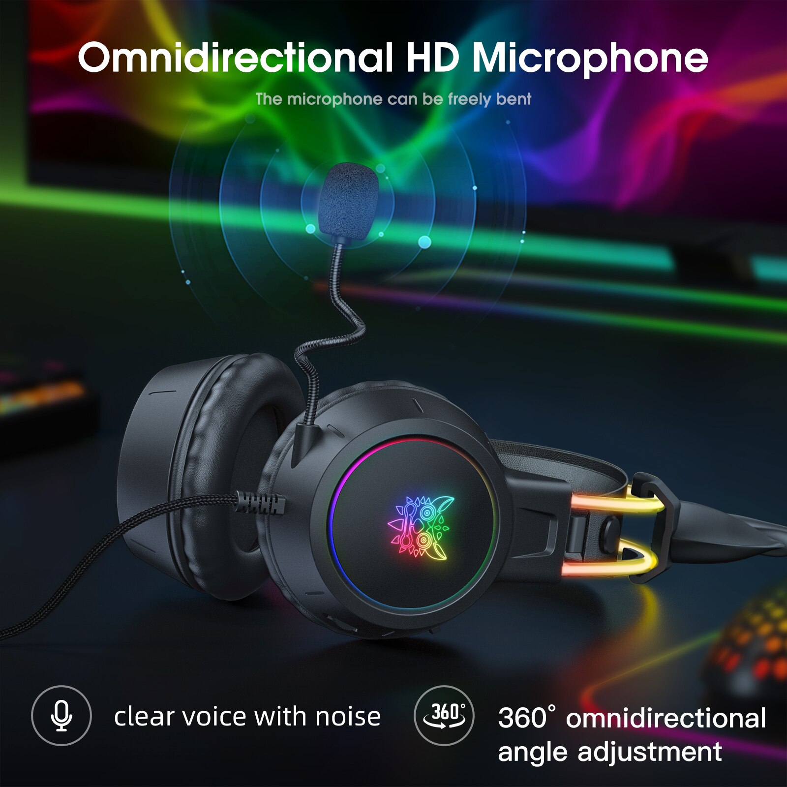ONIKUMA Gaming Headset for 202 - Gaming Headset Rgb ulasan dan harga