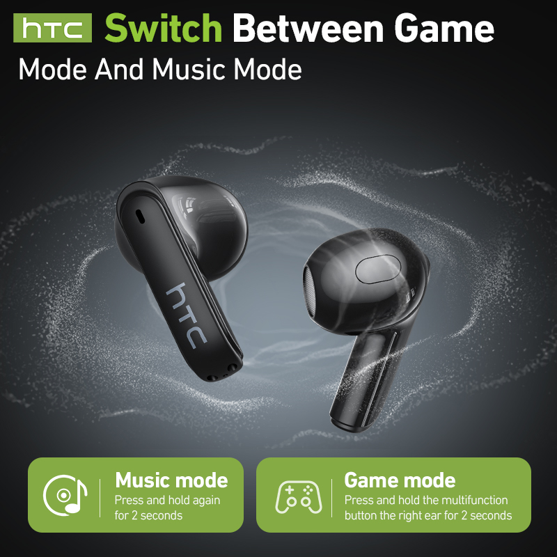 hTC Wireless Gaming Earbuds LC - Earbuds Charging Case ulasan dan harga