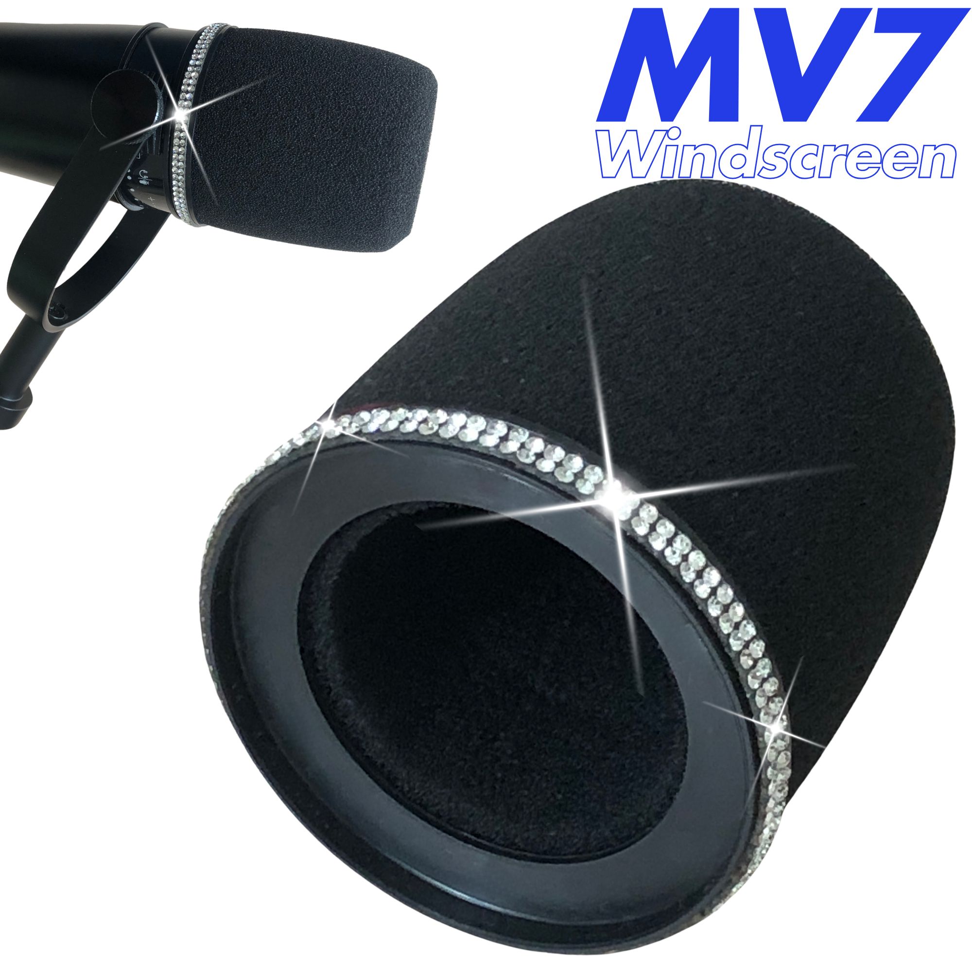 Shining MV7 Pop Filter for Shu - Shure Mic Mv7 ulasan dan harga